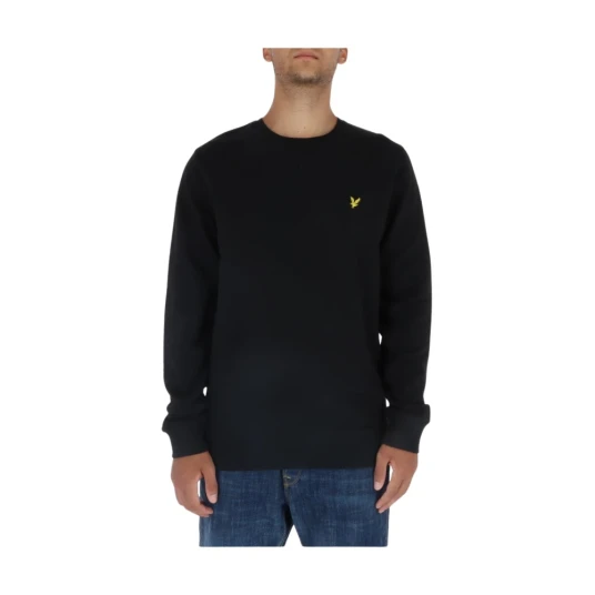 Lyle & Scott Herre Strikkevarer Svart M,