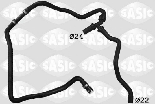 SASIC 3406113 Radiatorslange