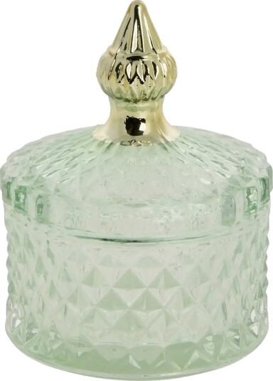 Lene Bjerre Miya Jar 8.5X8.5X10.5 Cm. L. Green GREEN 8.5X 10.5X 8.5 cm