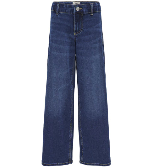 kids ONLY Dark Blue Denim Sylvie Clean Wide Leg Denim Jeans Noos 158