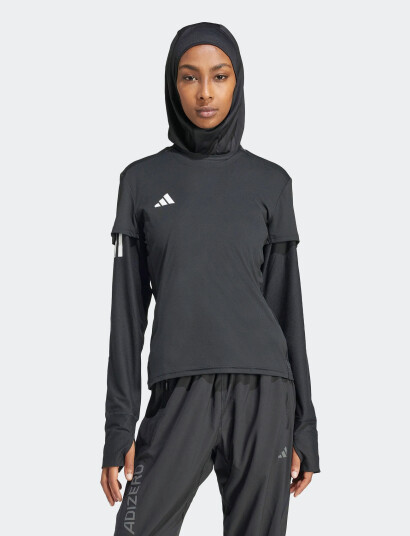 adidas Performance Adizero E Tee - Black - XXL