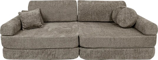 Meowbaby Play Premium Boucle  Byggbar Sofa Tan Beige