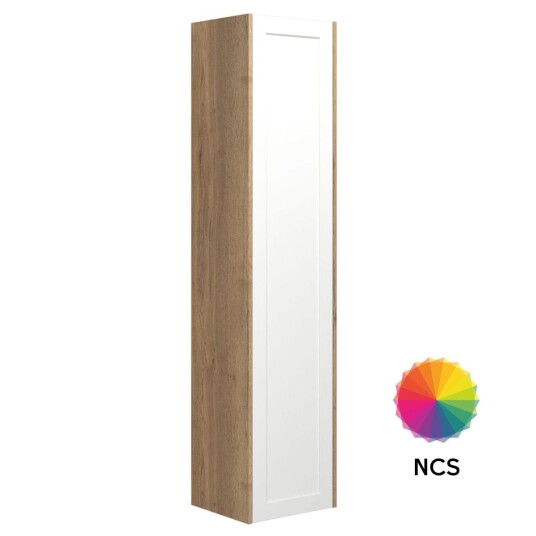 Dansani Inzo Ramme Høyskap Slim 1 dør Natur Eik/ncs Farge / 40cm Versjon C Høyre Hengslet Dansani Inzo Ramme Høyskap Slim 1 dør Natur Eik/ncs Farge / 40cm Versjon C Høyre Hengslet
