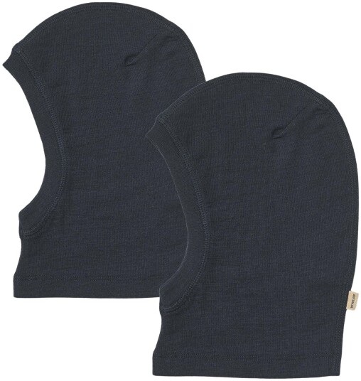 Wheat ull Wheat Kim 2-pack balaclava i ull, Navy (3-5 år) 3-5 år