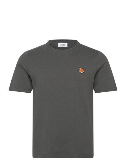 Maison Kitsune Fox Head Regular Tee Shirt Grey M Maison Kitsune Fox Head Regular Tee Shirt Grey M