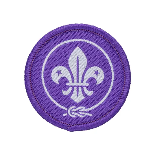 WOSM merke til speiderskjorta WOSM Verdensmerke Ø 4 cm