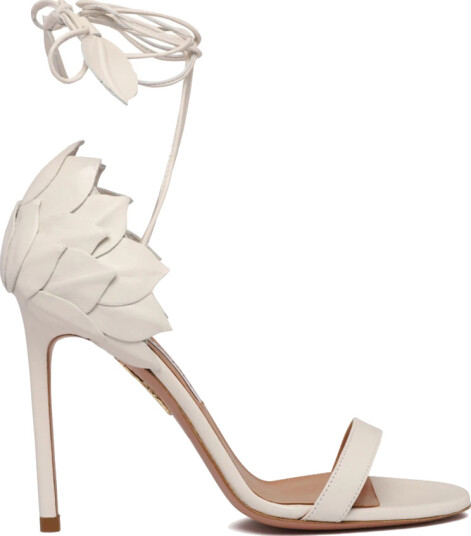 Aquazzura Dame Sko Hvit 36 EU,