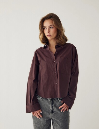 Noella N Marlon C Shirt Brown XS/S