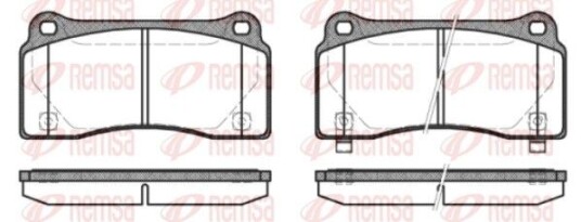 Bremseklosser REMSA 0983.30