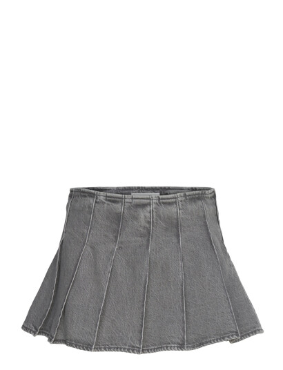 Mango Denim Mini-Skirt - Grey - XS