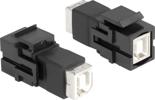 Delock modulinnlegg USB A svart