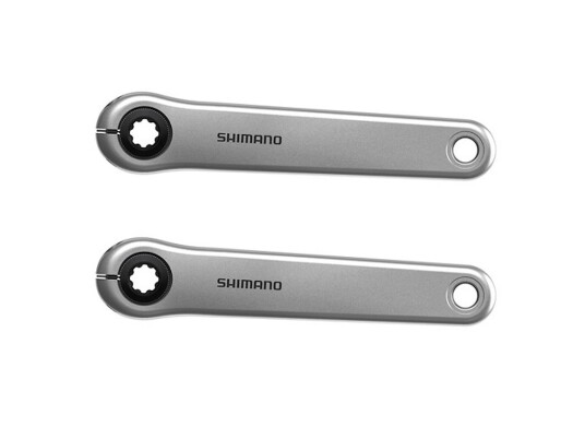 Shimano Steps FC E5000 pedalarmssett 170 mm sølv