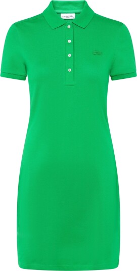 Lacoste Slim Fit Stretch Mini Piqué Polo Dress Green 34 Lacoste Slim Fit Stretch Mini Piqué Polo Dress Green 34