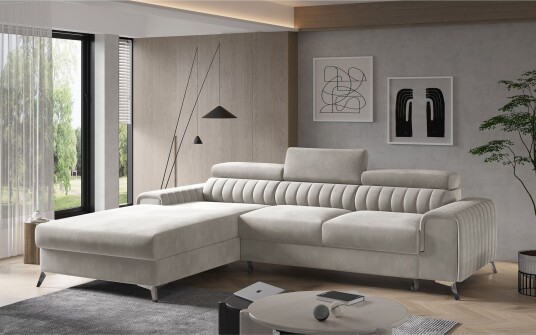 Grayson Divansofa Venstre Beige