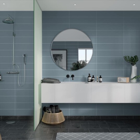 Baderomspanel Fibo 6274 M6015 Dusty Blue Baderomspanel Fibo 6274 M6015 Dusty Blue