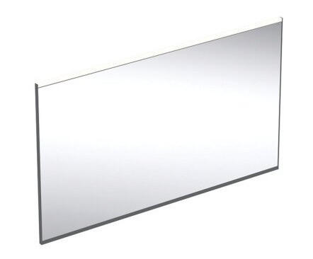 Geberit Option Plus Square speil med lys, dimbar, duggfri, 120x70 cm, sort