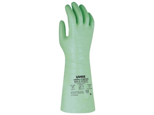 Uvex Rubiflex S Nb35s Voksen Unisex Slitebestandig Losemiddelbestandig Oljebestandig Motstandsdyktig Mot Kjemikalier Bomull 350 Mm