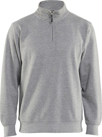 Blåkläder 3365115790004XL Genser gråmelert, halfzip 4XL, Klær