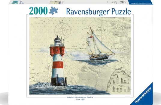 Ravensburger Puslespill Romantic Lighthouse 2000p 12000804 Ravensburger Puslespill Romantic Lighthouse 2000p 12000804