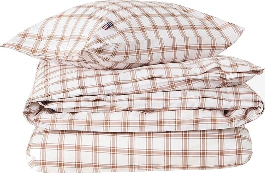 Lexington Sengetøy i Lyocell bomull med «Pin Point» mønster Beige Lexington Sengetøy i Lyocell bomull med «Pin Point» mønster Beige