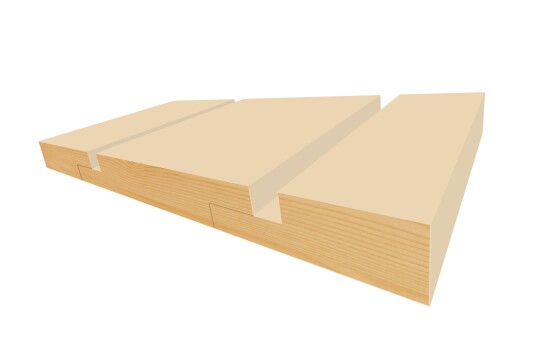 G3 Gausdal Treindustrier GRAN 19X148 D FALS RETT 10MM KL1