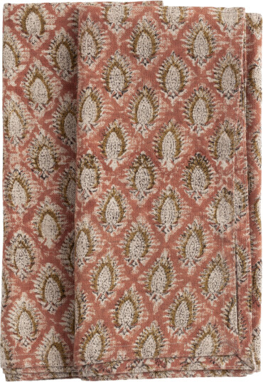 Cypress Parrot linservietter 2 pk 50x50 cm rust Cypress Parrot linservietter 2 pk 50x50 cm rust