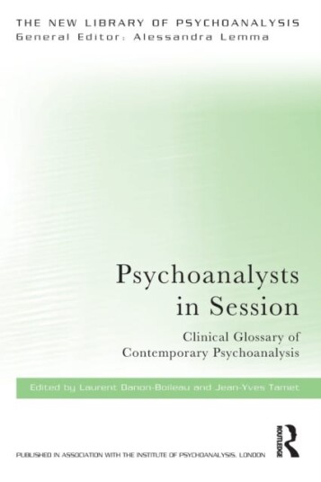 Psychoanalysts in Session  Clinical Glossary of Contemporary Psychoanalysis
