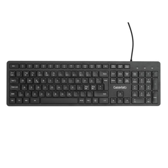 GearLab G220 - Tastatur - USB - QWERTY - Nordisk - svart GearLab G220 - Tastatur - USB - QWERTY - Nordisk - svart