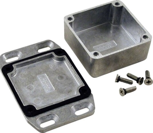 Hammond Electronics 1590WLLBFL 50 × 50 × 25 mm Aluminium Natur Kabinett