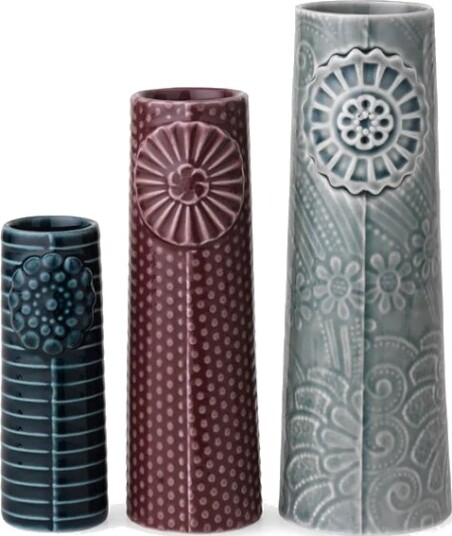 Dottir Nordic Design Pipanella Flock – Blueberry Cake 1 Small 1 Mini 1 Micro Set Of 3 Vases Dottir Nordic Design Pipanella Flock – Blueberry Cake 1 Small 1 Mini 1 Micro Set Of 3 Vases