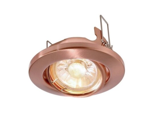 Deko Light Einbauring 89 Gu5.3 686867 Loftsindbygningsring Led Rgb Halogen Gu5.3 Mr 16 35 W Kobber
