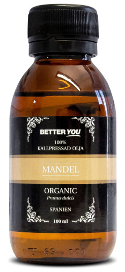 Better You EKO Kallpressad Mandelolja 100 ml Better You EKO Kallpressad Mandelolja 100 ml