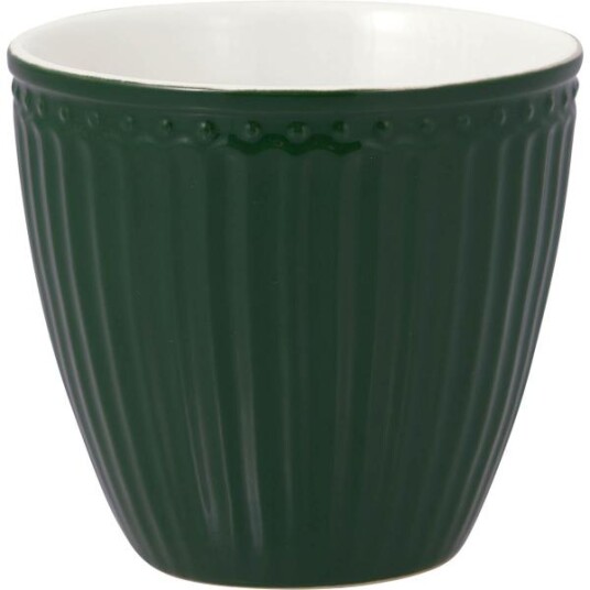 GreenGate Alice lattekopp 35 cl furugrønn