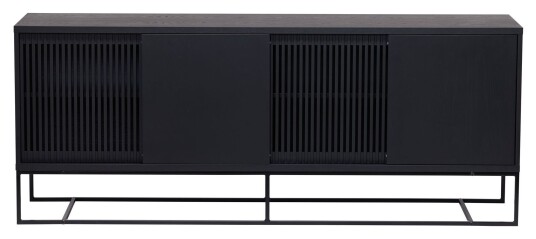 Woodman Ende Skjenk, Svart eikefiner, 188x45x75 Unoliving