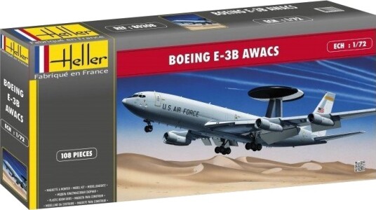 Heller Boeing E 3B Awacs Modellbyggesett 1:72