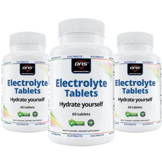 3 pack Electrolyte Tablets 3 x 60 tabletter 3 pack Electrolyte Tablets 3 x 60 tabletter