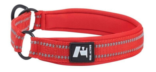 Feel Active Padded Slip Hundehalsbånd Halvstrup Rød 1.5 X 25-35Cm 