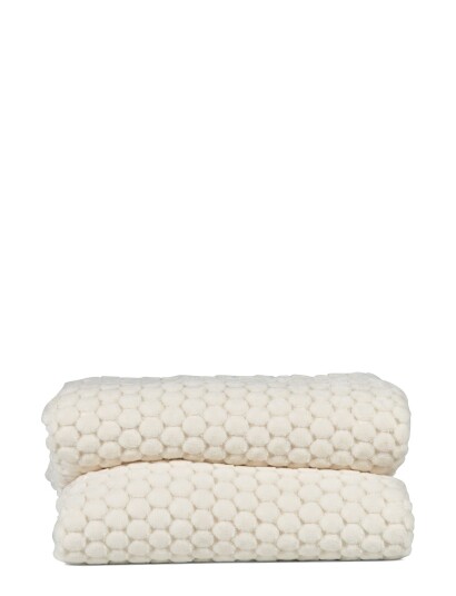 Sagaform Maja Fleece Plaid Cream Sagaform WHITE 130X170CM