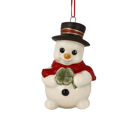 Snømann ornament Fridolin 5 cm Snømann ornament Fridolin 5 cm