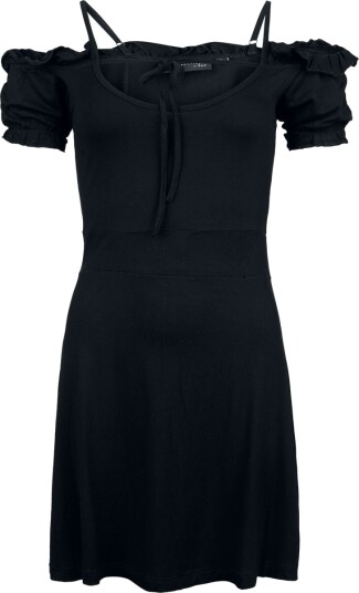Gothicana by EMP Goth Kort kjole Off Shoulder Kjole S til XL Damer svart