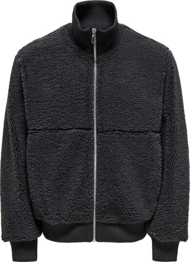 ONLY & SONS Onsray Sherpa Jacket Otw Vd   Grey   XXL