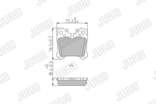 Bremseklosser JURID 572648J Bremseklosser JURID 572648J