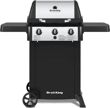 Broil King Gem 310 Gassgrill med 3 Brennere, 6.9 kW Svart Broil King Gem 310 Gassgrill med 3 Brennere, 6.9 kW Svart