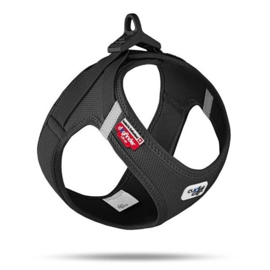 Curli Hundesele Vest Clasp Air-Mesh Sort 3XS Curli Hundesele Vest Clasp Air-Mesh Sort 3XS