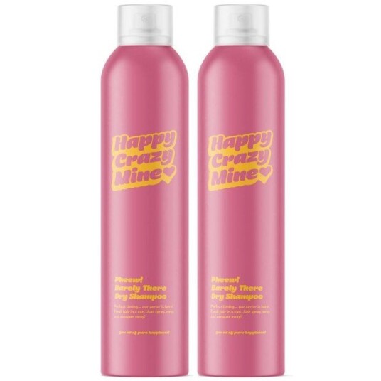 Happy Crazy Mine Pheew! Barely There Dry Schampo Duo 2x300 ml Happy Crazy Mine Pheew! Barely There Dry Schampo Duo 2x300 ml