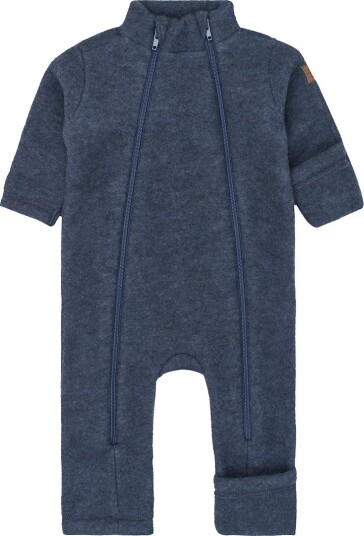 Mikk-Line Ull Vårdress Blue Melange Størrelse 68