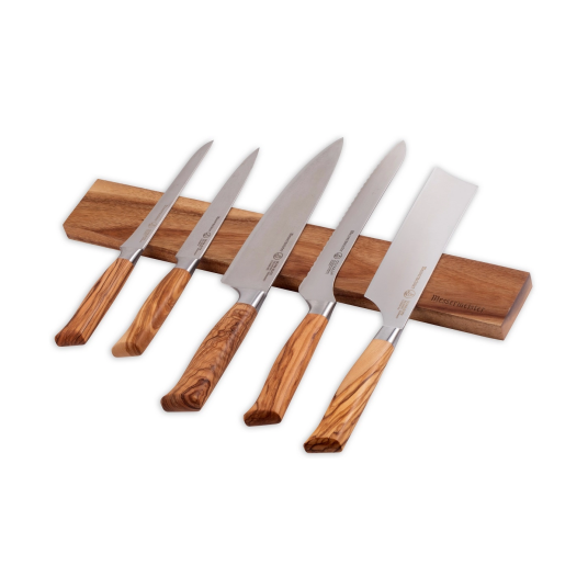 Messermeister Acacia Knife Magnet Bar Messermeister 45cm lang magnetlist for kniver Messermeister Acacia Knife Magnet Bar Messermeister 45cm lang magnetlist for kniver
