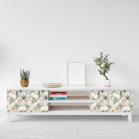 Kontaktplast Blomstermønster / Skrell og fest Kontaktplast Blomstermønster / Skrell og fest