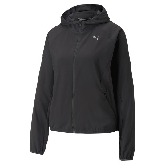Puma Run Lightweight Jacket , vindavvisende løpejakke , dame S Puma Black