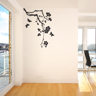 Myflowertree wallsticker av Heidi Holm Pedersen, 40x50 cm Myflowertree wallsticker av Heidi Holm Pedersen, 40x50 cm
